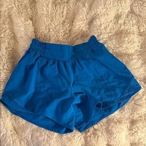 lululemon athletica Vibrant Blue Athletic Shorts